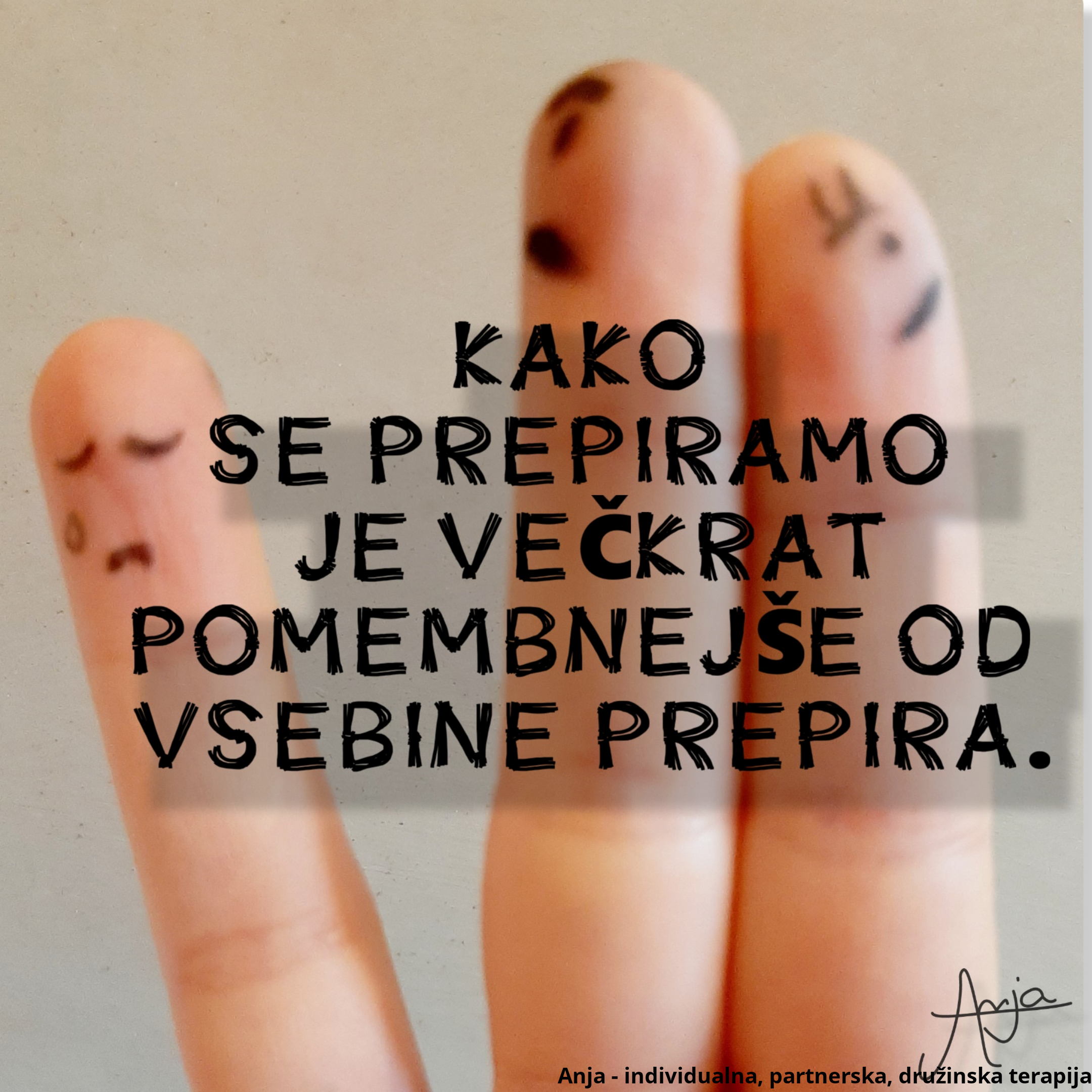 Kako se prepiramo je večkrat pomembnejše od vseine prepira
